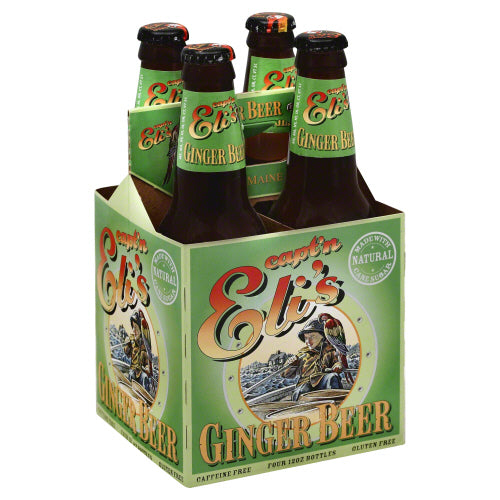 CAPTAIN E: Ginger Beer Soda 4pk, 48 oz