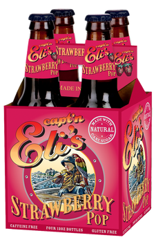 CAPTAIN E: Soda Strawberry 4 Pack, 48 fo