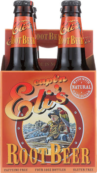 CAPTAIN E: Soda Root Beer 4 Pack, 48 fo