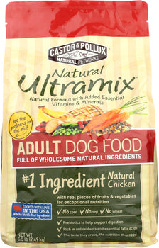 CASTOR & POLLUX: Dog Food Dry Ultra Mix Adult Chicken, 5.5 lb