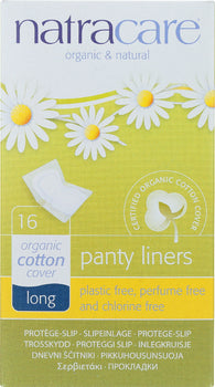 NATRACARE: Long Panty Liners, 16 pcs