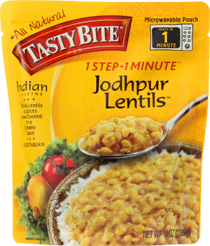 TASTY BITE: Jodhpur Lentils Heat & Eat Entree, 10 oz