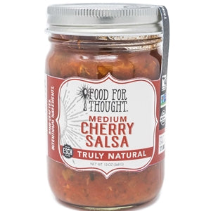 FOOD FOR THOUGHT: Salsa Medium Cherry, 13 oz