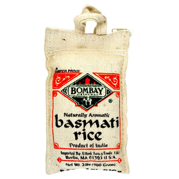 BOMBAY: Rice Basmati White, 2 lb