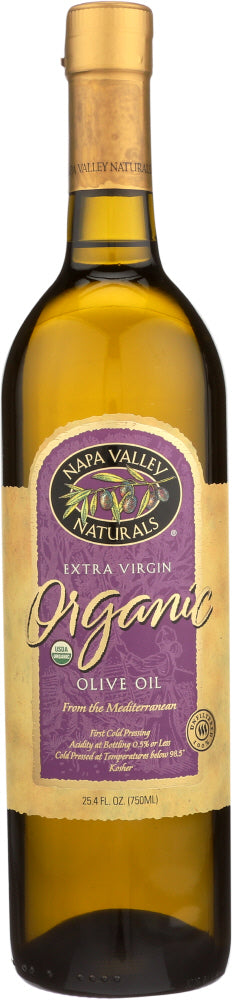 NAPA VALLEY NATURALS: Organic Extra Virgin Olive Oil, 25.4 oz