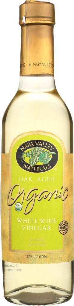 NAPA VALLEY NATURALS: White Wine Vinegar Organic, 12.7 oz