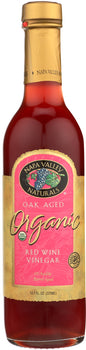 NAPA VALLEY NATURALS: Organic Red Wine Vinegar, 12.7 oz