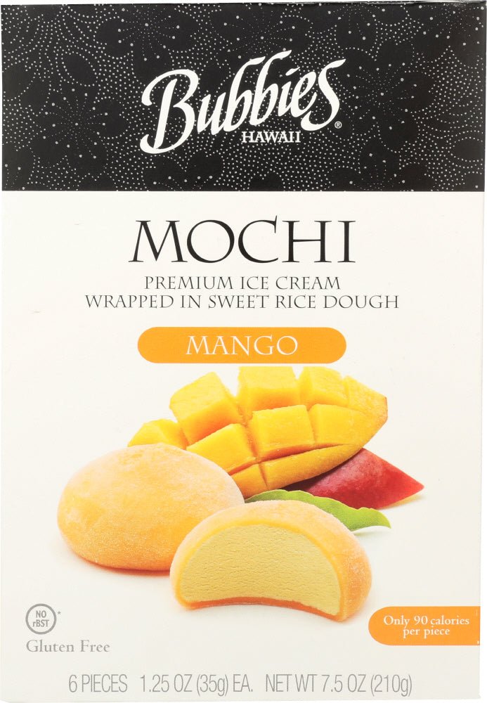 BUBBIES: ICE CREAM MOCHI MANGO (7.5000 OZ)