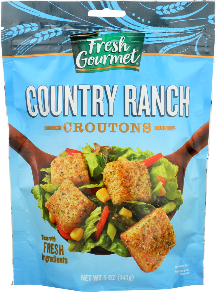 FRESH GOURMET: Country Ranch Croutons, 5 oz