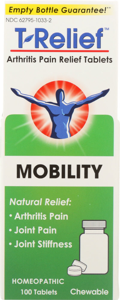 MEDINATURA: T-Relief Arthritis Pain Relief Tablets, 100 tablets