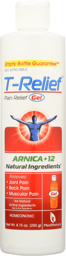 MEDINATURA: T-Relief Pain Gel, 250 gm