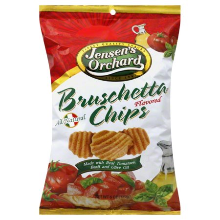 JENSEN ORCHARDS: Bruschetta Chips, 6 oz