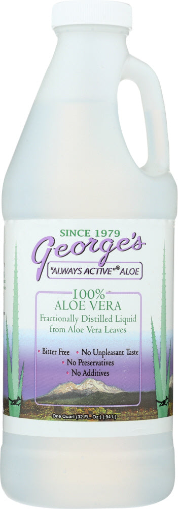 GEORGE'S: Aloe Vera Liquid, 32 oz