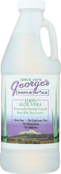 GEORGE'S: Aloe Vera Liquid, 32 oz