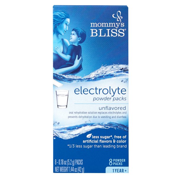 MOMMYS BLISS: Electrolyte Powdr Pk Unfl, 8 pk