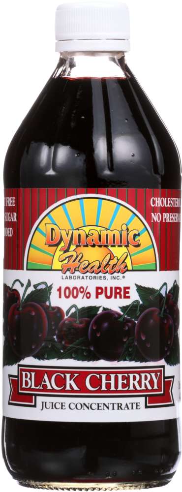 DYNAMIC HEALTH: Pure Black Cherry Juice Concentrate, 16 oz