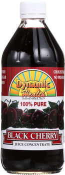 DYNAMIC HEALTH: Pure Black Cherry Juice Concentrate, 16 oz