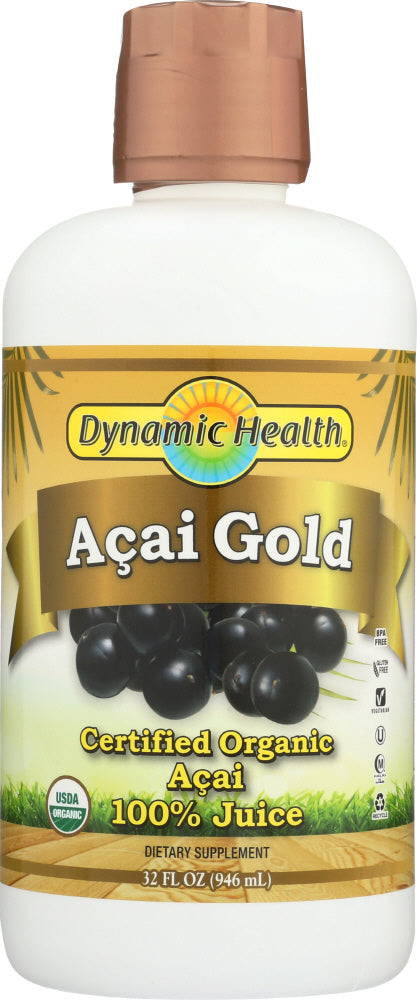 DYNAMIC HEALTH: Juice Acai Gold Organic, 32 fo