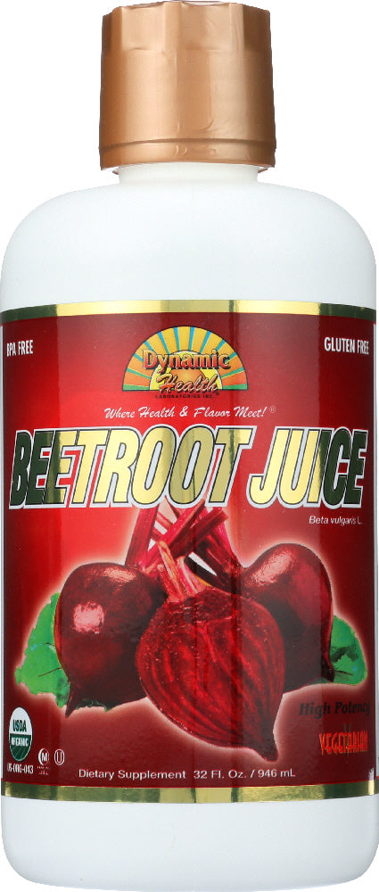 DYNAMIC HEALTH: Organic Beetroot Juice, 32 oz