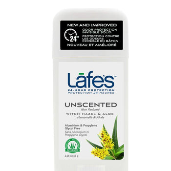 LAFES: Deodorant Twist Stix Unscented, 2.25 oz