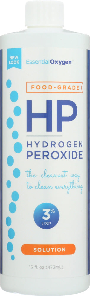 ESSENTIALOXYGEN: Hydrogen Peroxide 3% USP, 16 oz