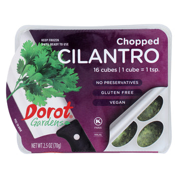 DOROT: Cube Frozen Chopped Cilantro, 2.50 oz