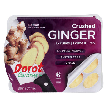 DOROT: Cube Frozen Crushed Ginger, 2.50 oz