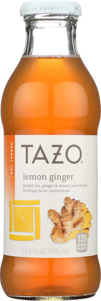 TAZO: Tea RTD Lemon Ginger, 13.8 fl oz