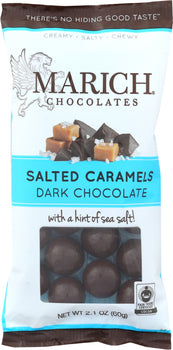 MARICH: Dark Chocolate Sea Salt Caramels, 2.1 oz