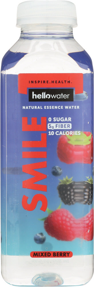 HELLOWATER: Water Mixed Berry Smile, 16 oz