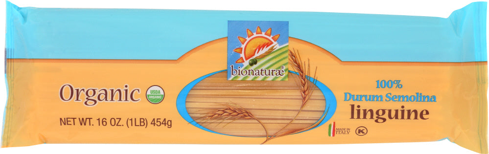 BIONATURAE: Organic Linguine Pasta, 16 oz