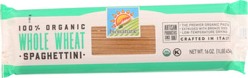 BIONATURAE: Organic Whole Wheat Spaghettini Pasta, 16 oz