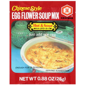 KIKKOMAN: Soup Egg Flower Hot & Sour, .88 oz