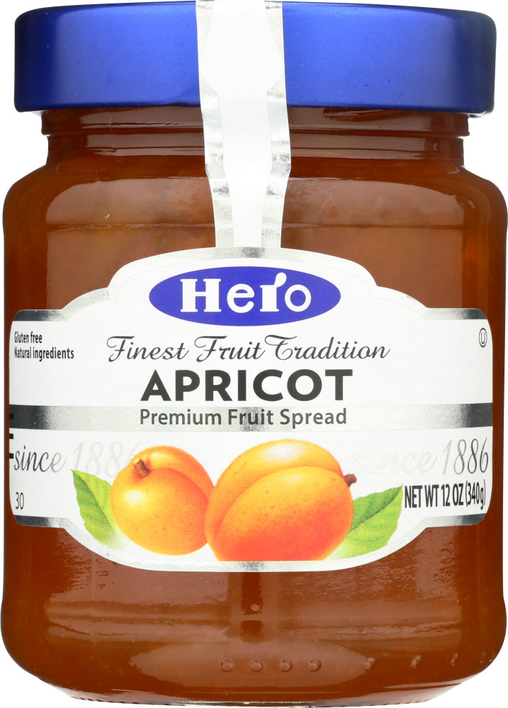 HERO: Fruit Spread Apricot, 12 oz