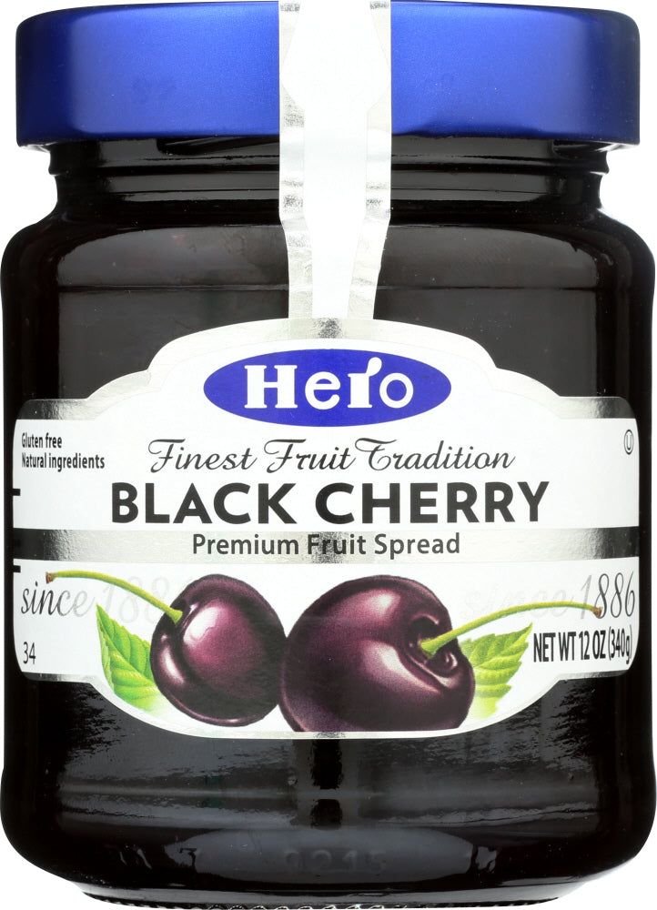 HERO: Premium Black Cherry Fruit Spread, 12 oz