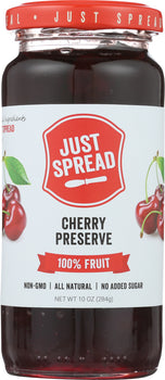 JUST SPREAD: Cherry Preserve Spread, 10 oz