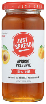 JUST SPREAD: Apricot Preserve Spread, 10 oz