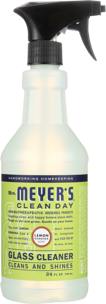 MRS. MEYER'S: Clean Day Glass Cleaner Spray Lemon Verbena Scent, 24 oz