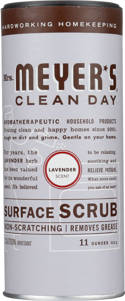 MRS. MEYER'S: Clean Day Surface Scrub Lavender Scent, 11 oz