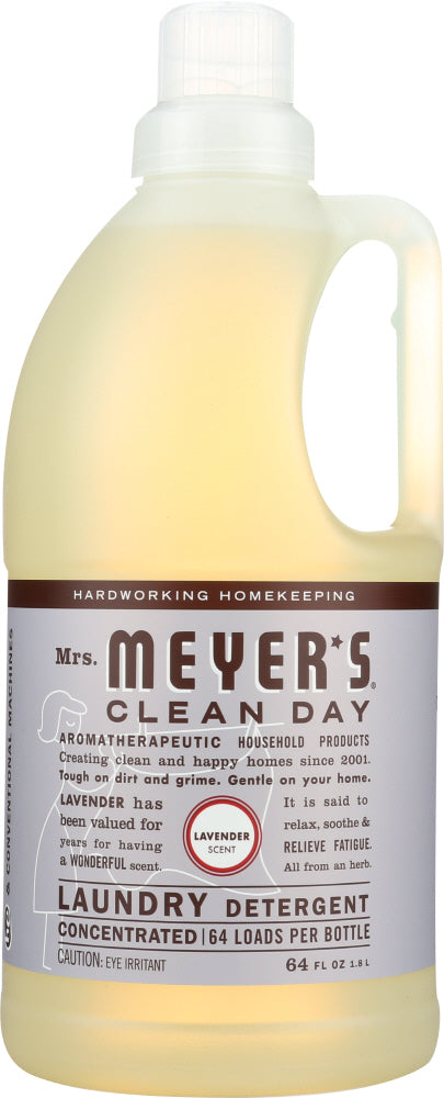 MRS MEYERS CLEAN DAY: Laundry Detergent Lavender Scent, 64 oz