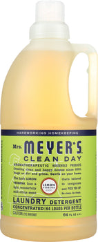 MRS. MEYER'S: Clean Day Laundry Detergent Lemon Verbena Scent, 64 oz