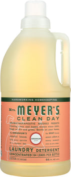 MRS. MEYER'S: Clean Day Laundry Detergent Geranium Scent, 64 oz