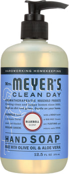 MRS. MEYER'S CLEAN DAY: Liquid Hand Soap Bluebell Scent, 12.5 oz