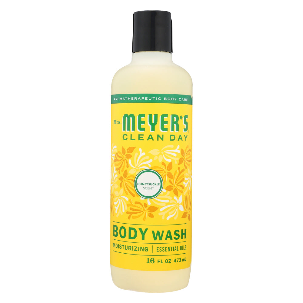 MRS MEYERS CLEAN DAY: Wash Body Honeysuckle, 16 fo