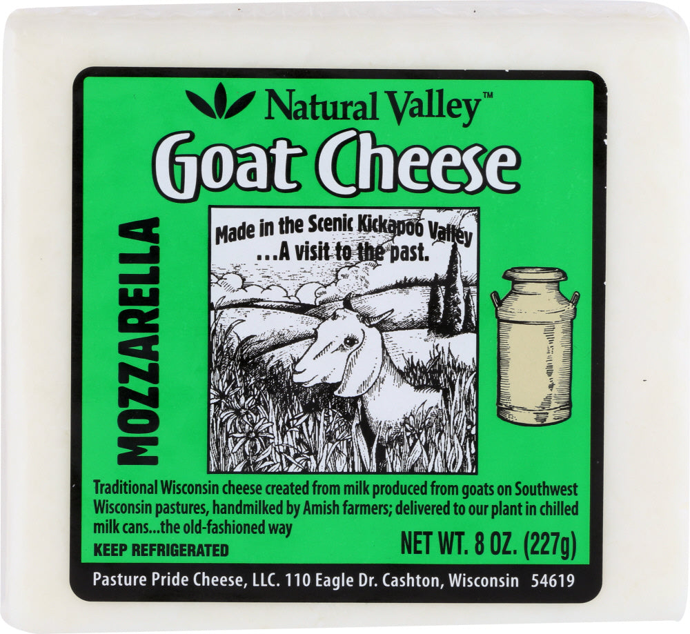 NATURAL VALLEY: Goat Cheese Mozzarella, 8 oz