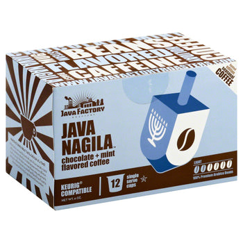 JAVA FACTORY: Coffee Java Nagila, 12 pc