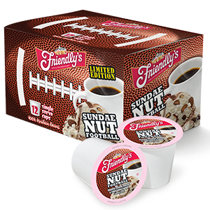 FRIENDLYS: Sundae Nut Football Coffee, 12 pc