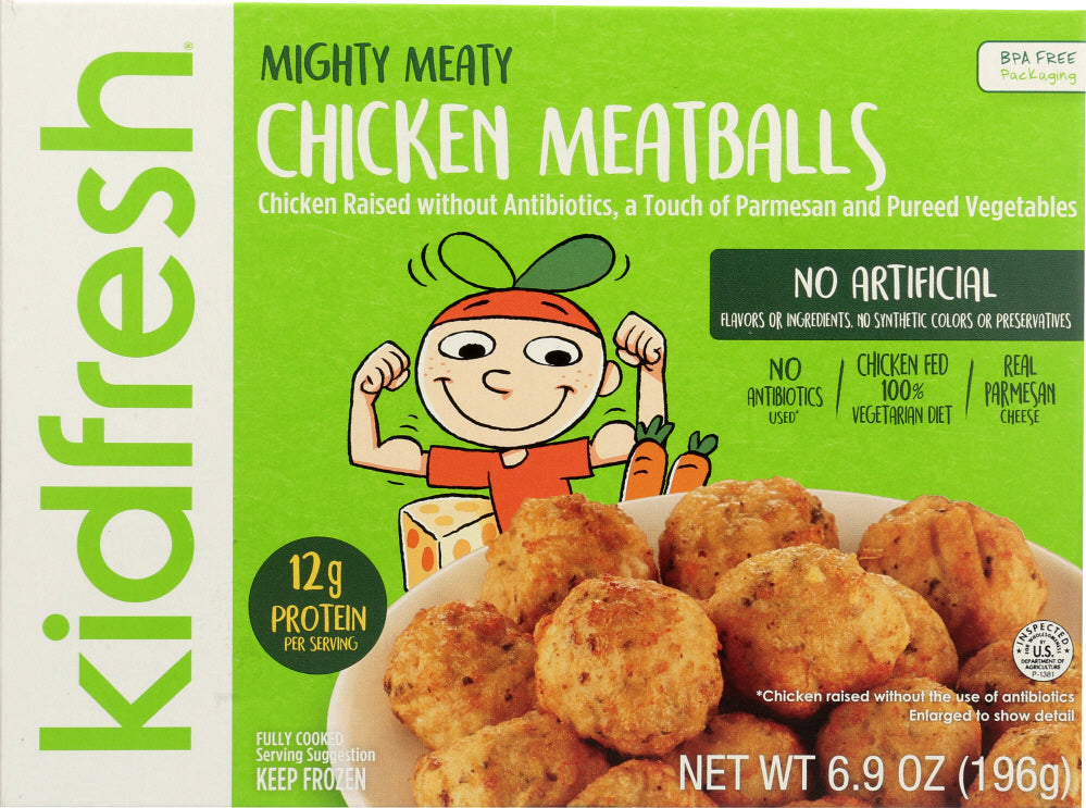 KIDFRESH: Mighty Meaty Chicken Meatballs, 6.90 oz