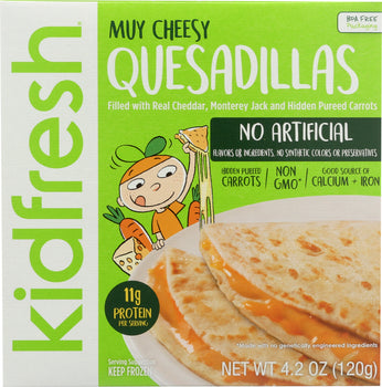 KIDFRESH: Muy Cheesy Quesadillas Entree, 4.20 oz