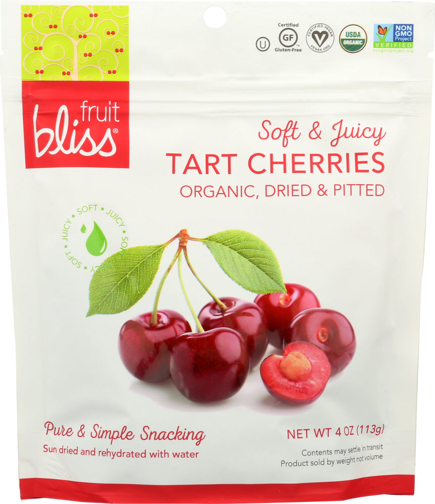 FRUIT BLISS: Organic Tart Cherries, 4 oz